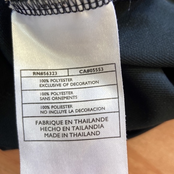 Black Polyester Nike Polo size large - Picture 6 of 8